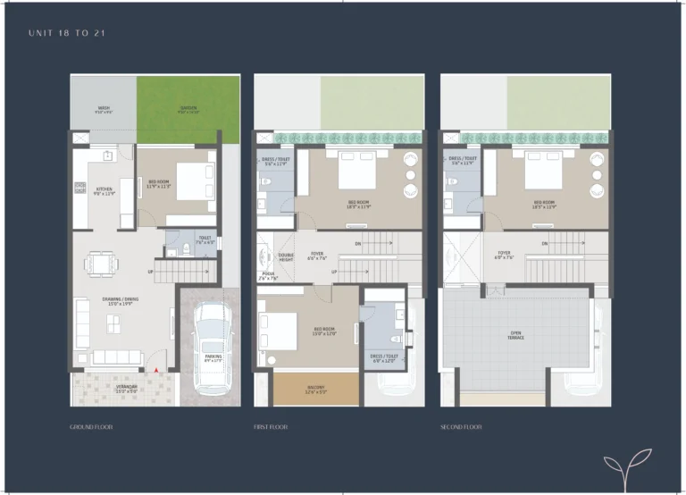 Unit 18 to 21 Layout Plan