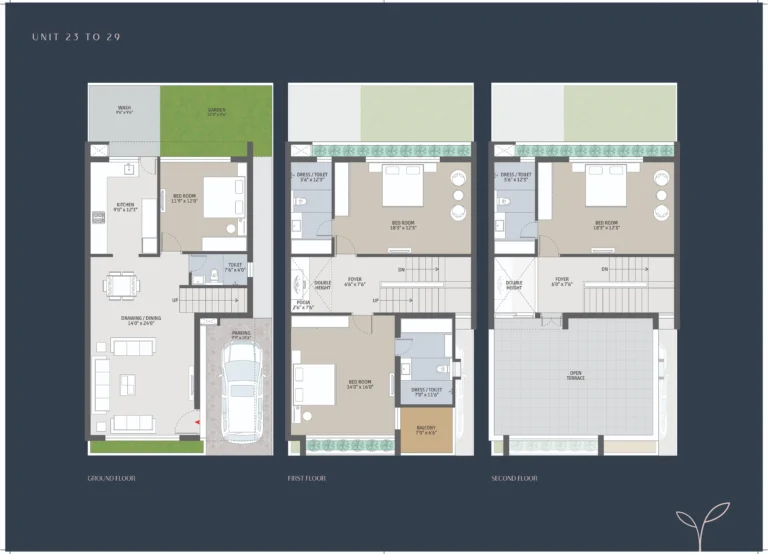 Unit 23 to 29 Layout Plan